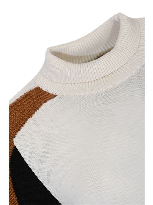 Maglia dolcevita in lana merinos Alpha studio | AD-4101H2003